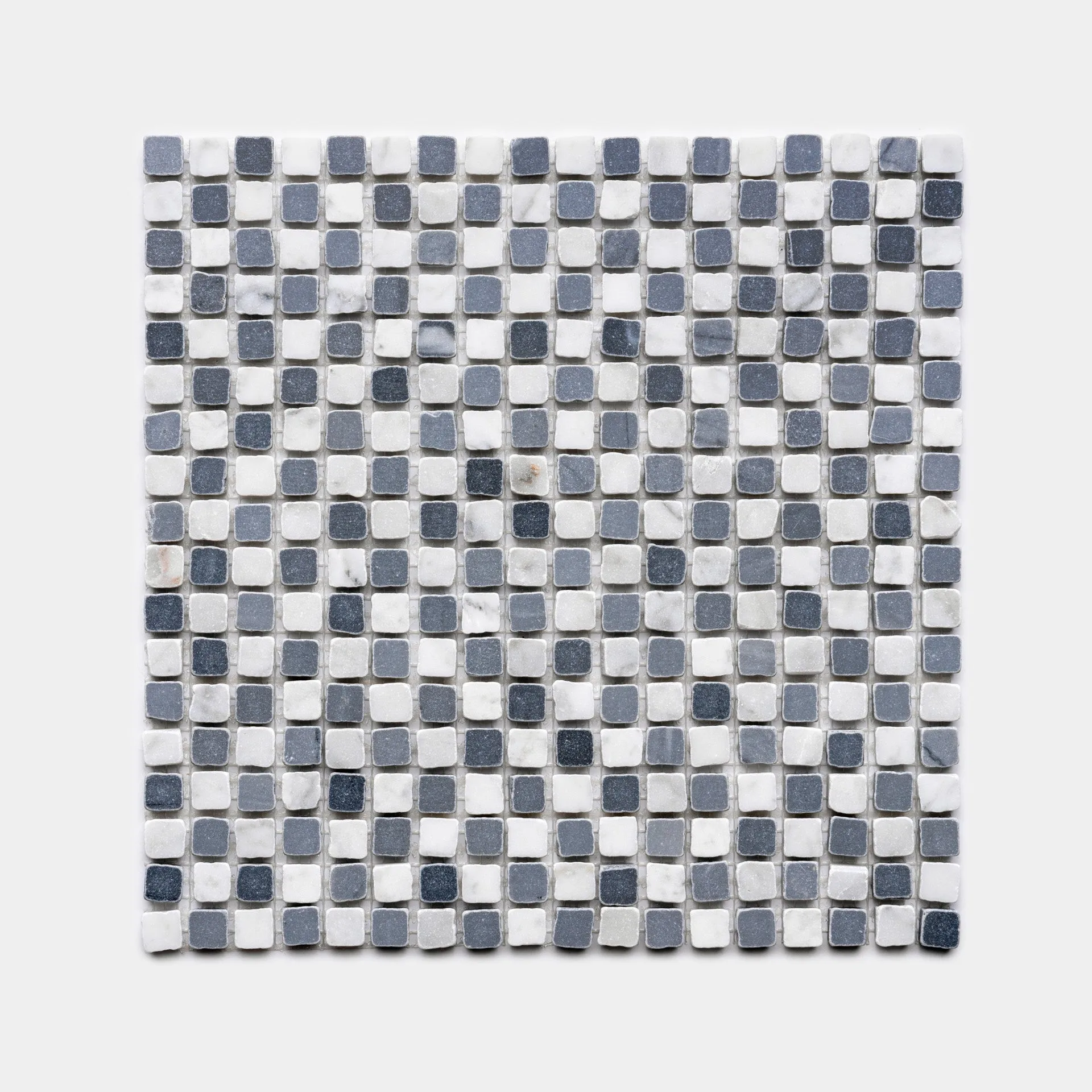 迷你棋盤格 Carrara + Bardiglio Imperiale