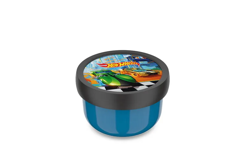 Kampusowy pojemnik na owoce 300 ml z widelcem – Hot Wheels