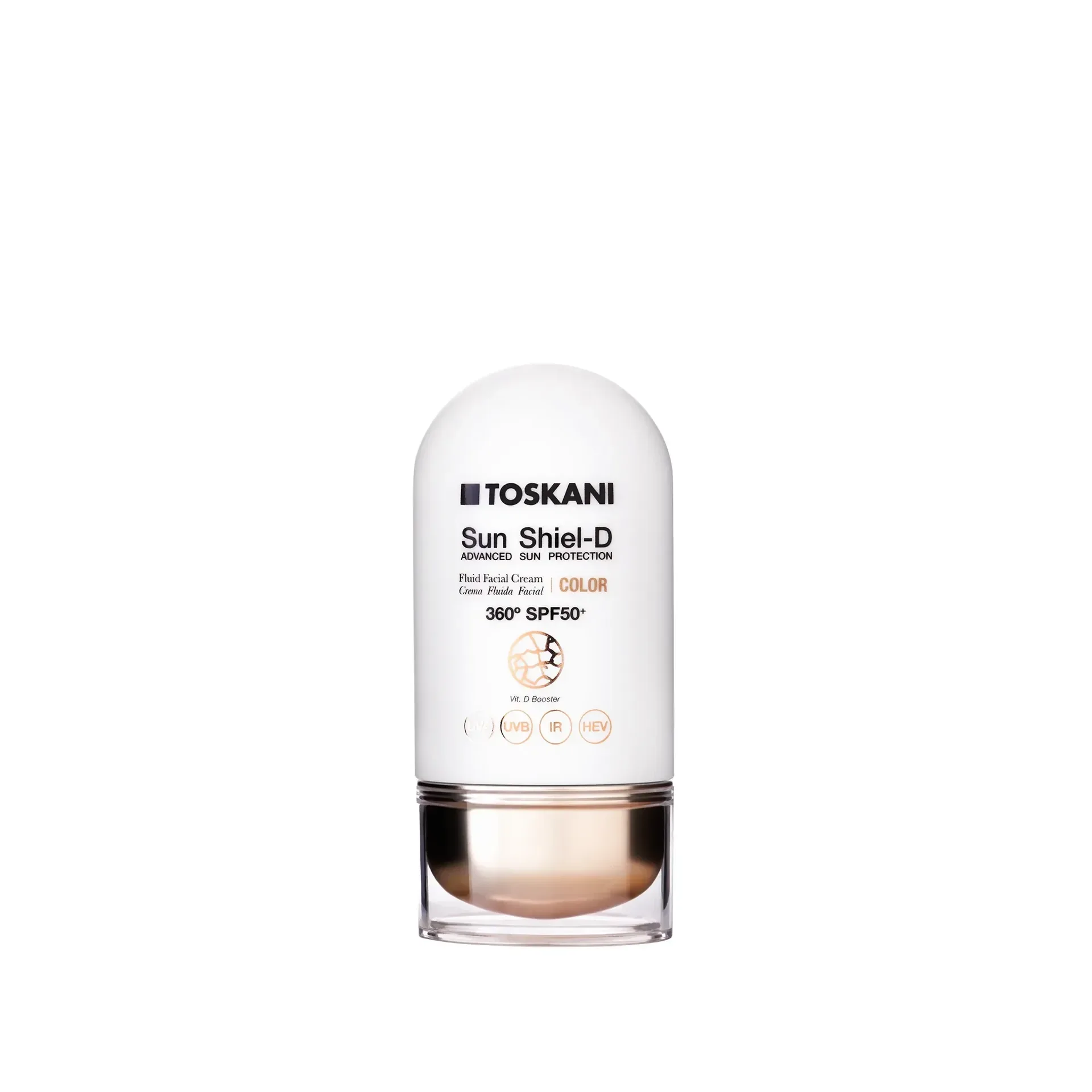 Sun Shiel-D fluidní krém s barvou SPF50+