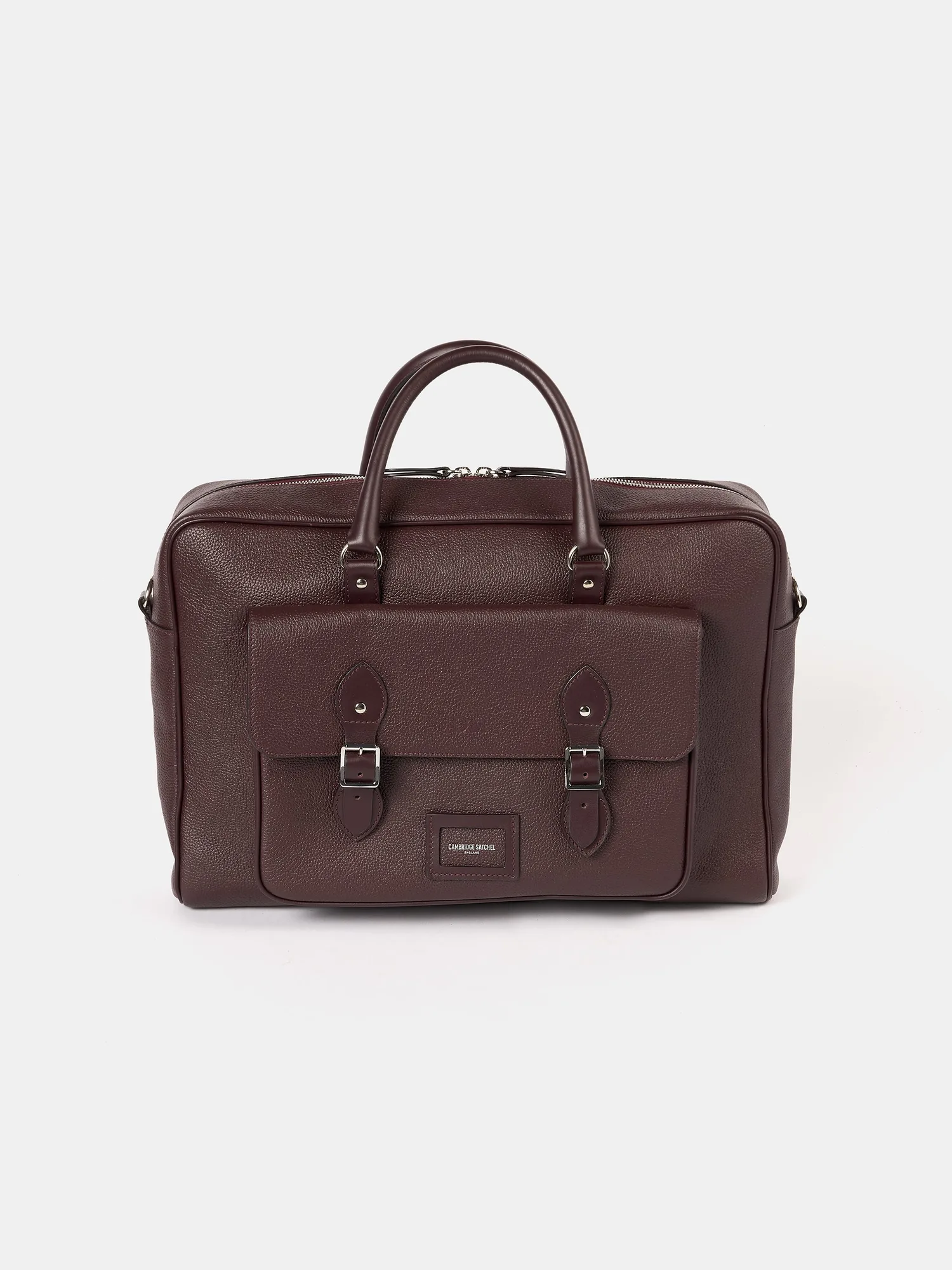 The Brief Tan Calf Grain: A Professional Leather Briefcase