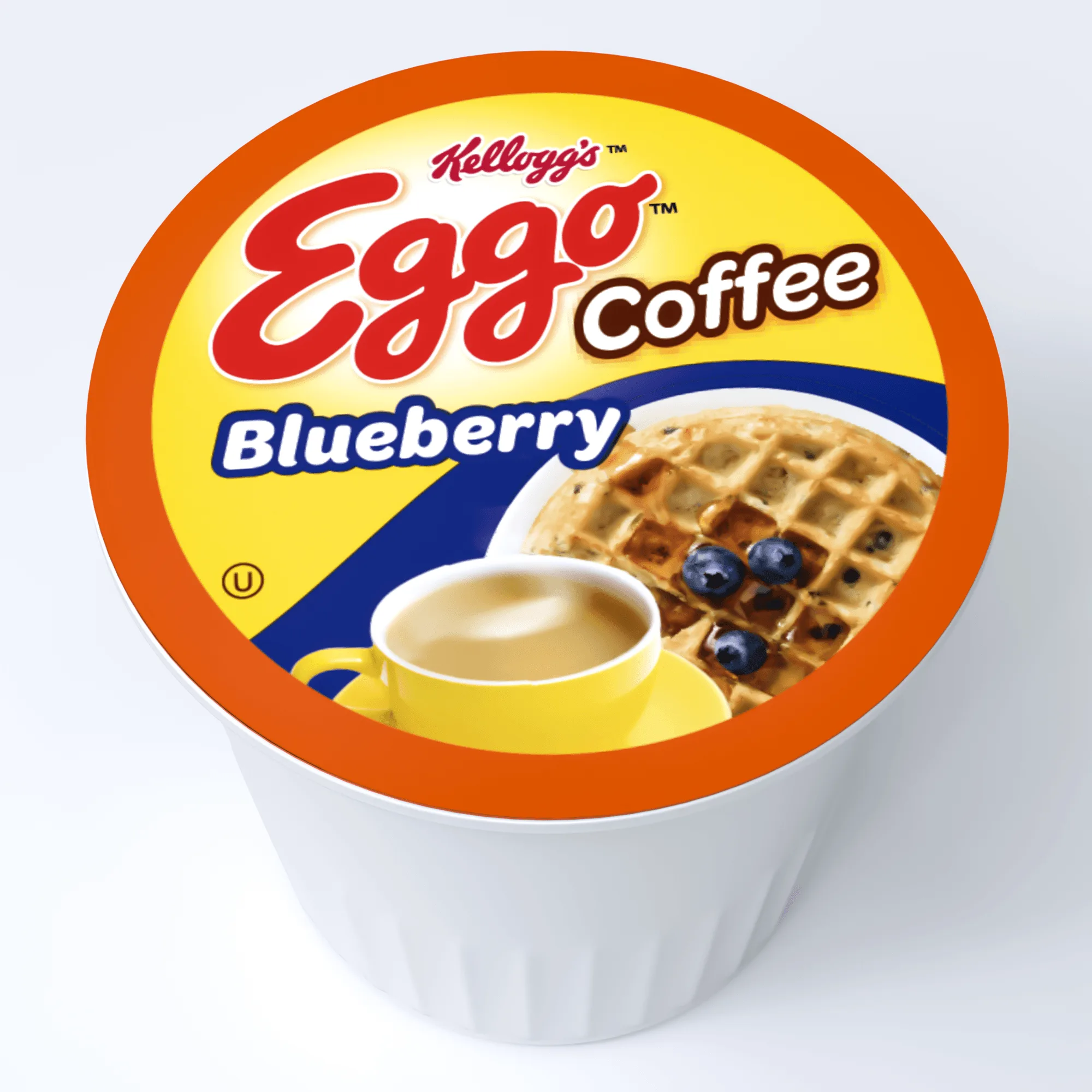 Eggo Coffee Blueberry Waffle