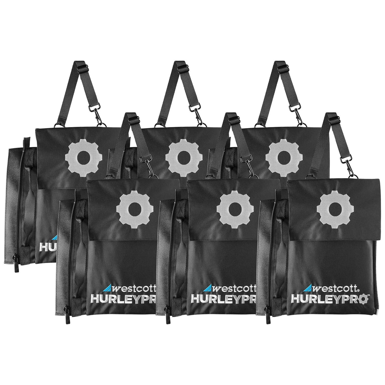 HurleyPro H2Pro Weight Bag 6-Pack Setup for Studio Safety