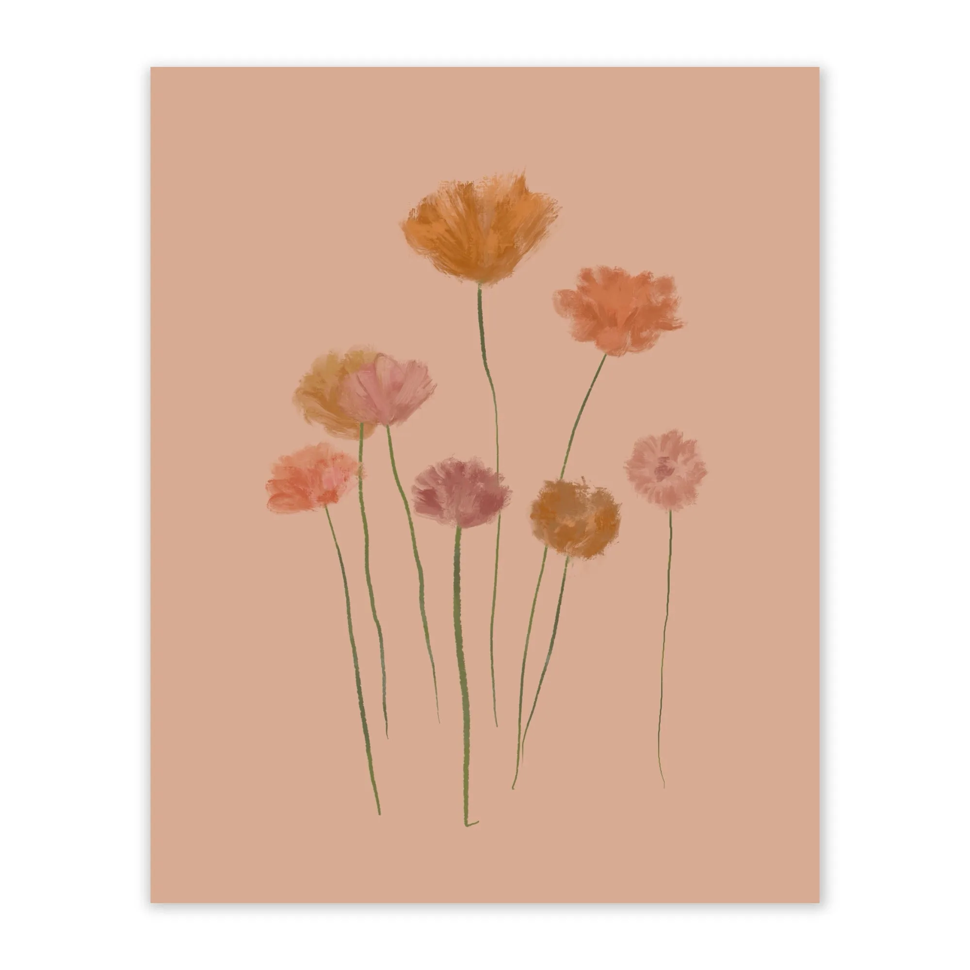 Warm Blossoms - Artwork Print