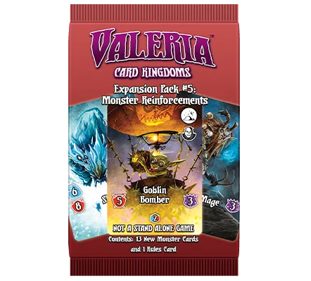 Valeria: Card Kingdoms - Pack d'Extension #05 : Renforts de Monstres