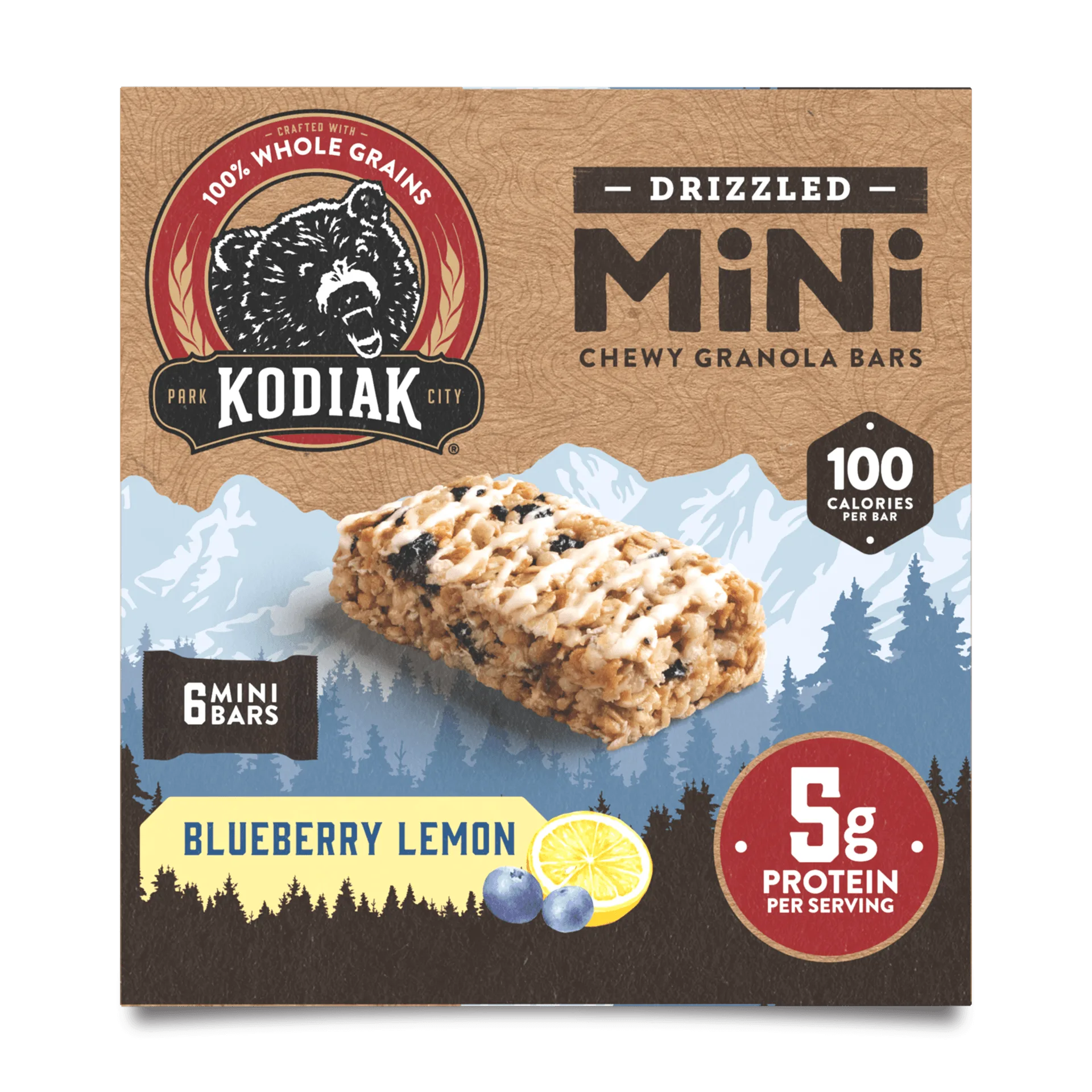 Blueberry Lemon Drizzled Mini Bars