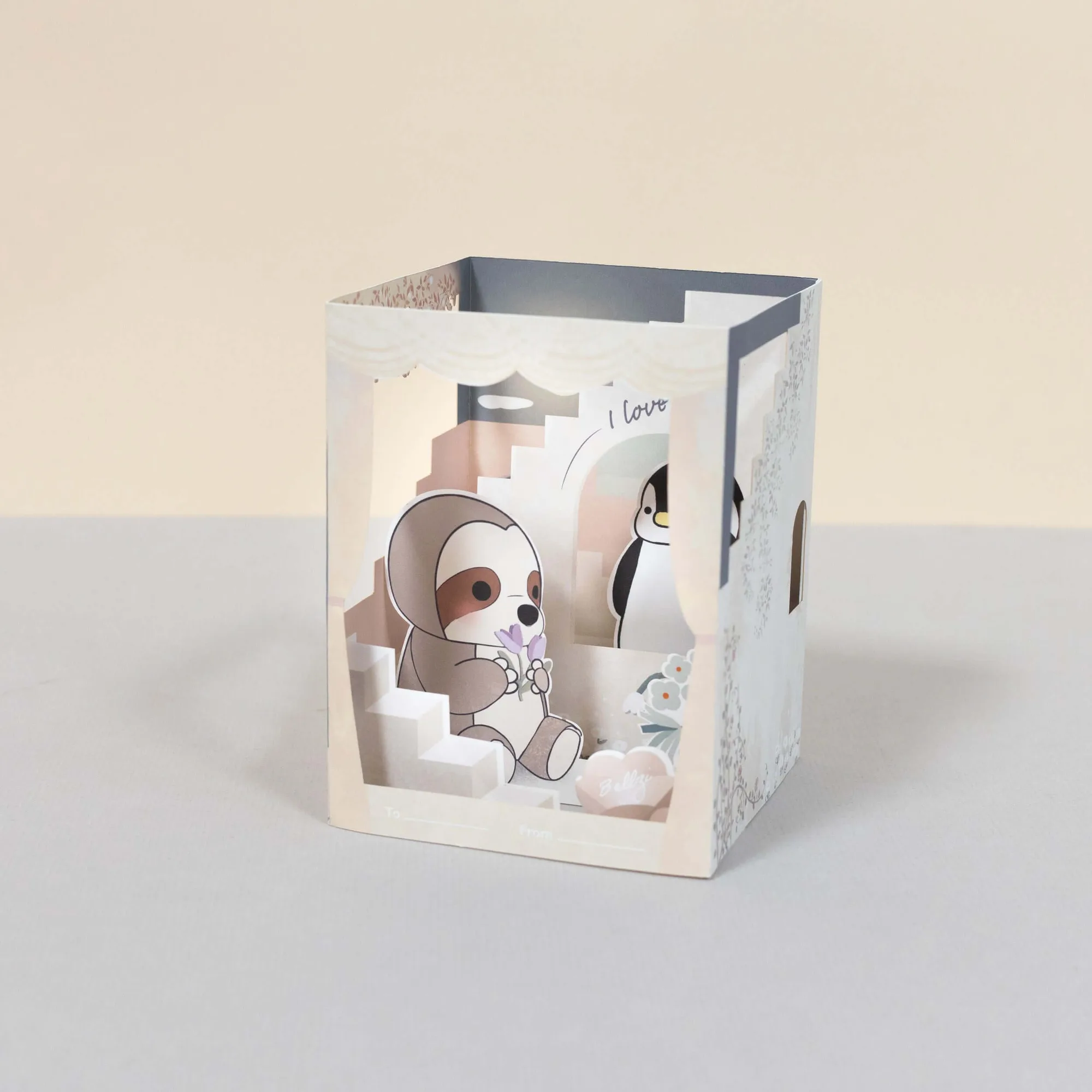 3D Greeting Card - I Love You
