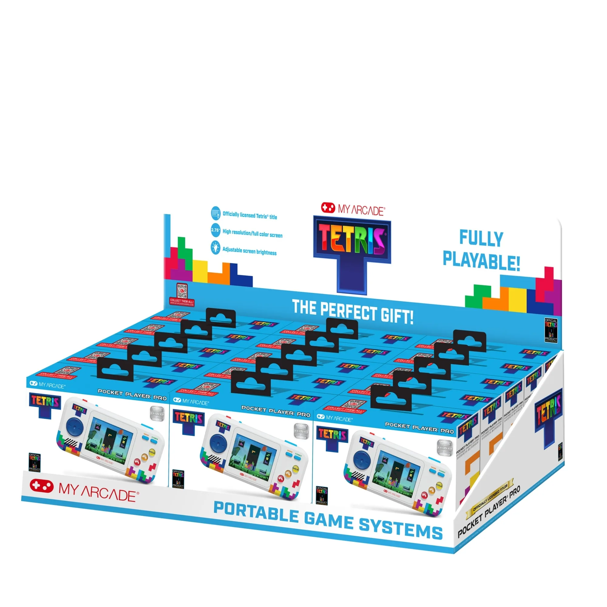 TETRIS POCKET PLAYER PRO TRAY -15 PCS
