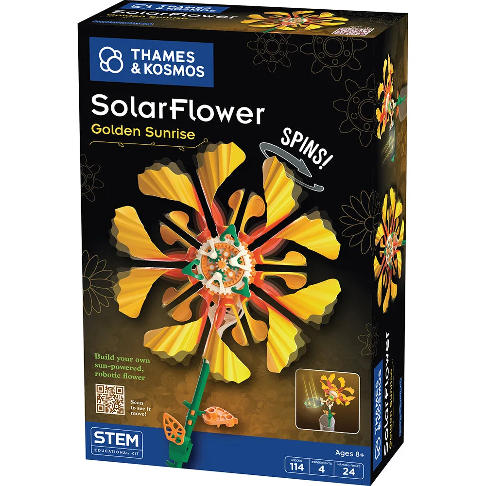 SolarFlower Golden Sunrise: How the STEM Kit Works Step by Step