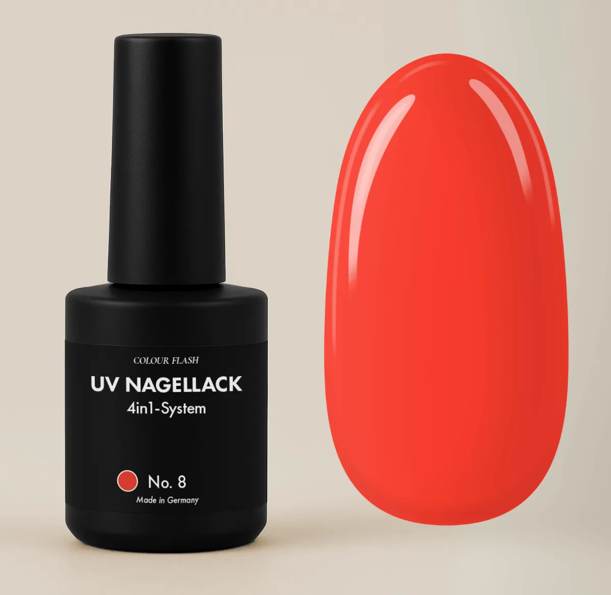 UV Nagellack No. 8 (4in1, 10ml)