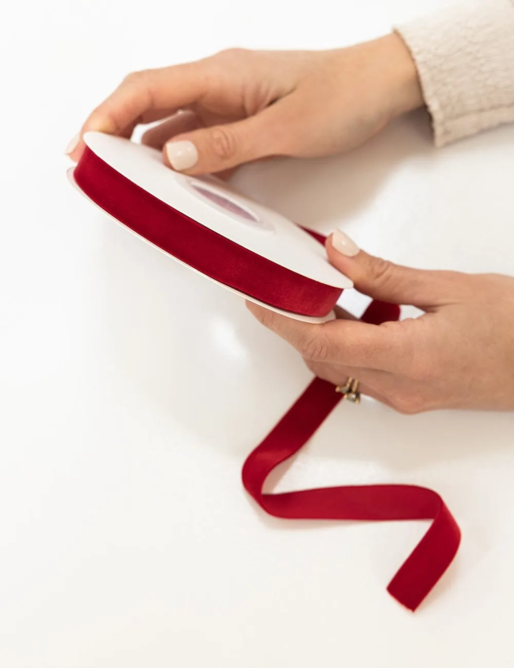 Red Velvet Ribbon 16mm 10 Meters