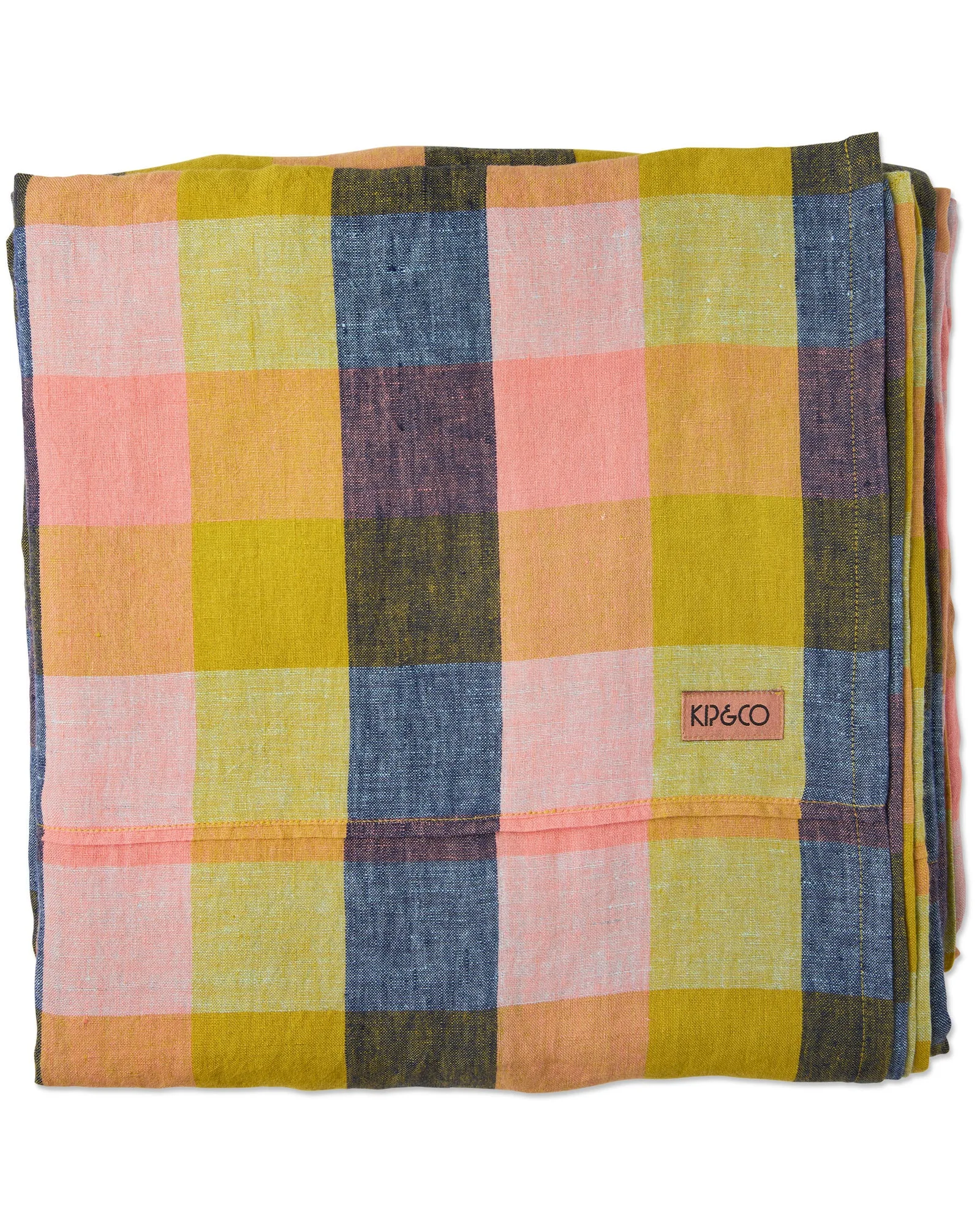 Florida Tartan Linen Flat Sheet (US)
