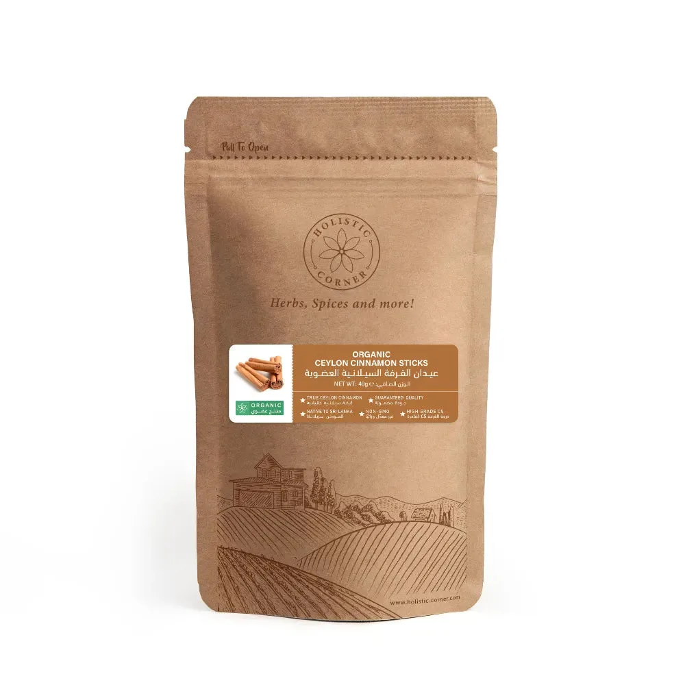 Holistic Corner Bio-Ceylon-Zimtstangen 40g