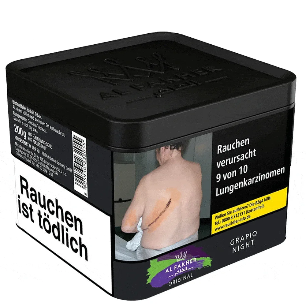 Al Fakher | Shisha Tabak | 200g | Grapio Night