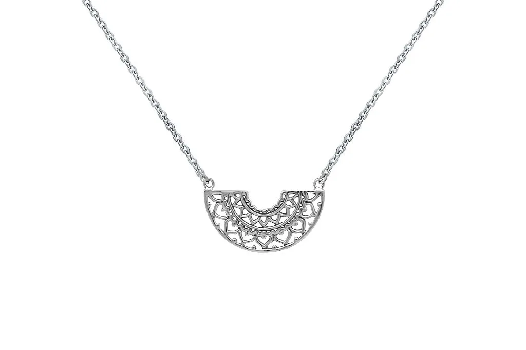 Half Mandala Necklace Meaning: Symbolism & Style