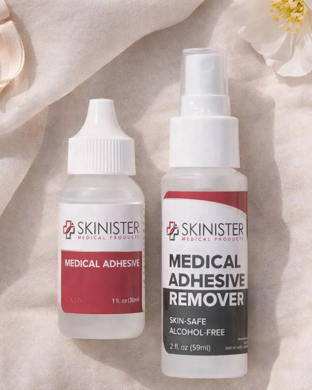Lot adhésif et dissolvant Skinister