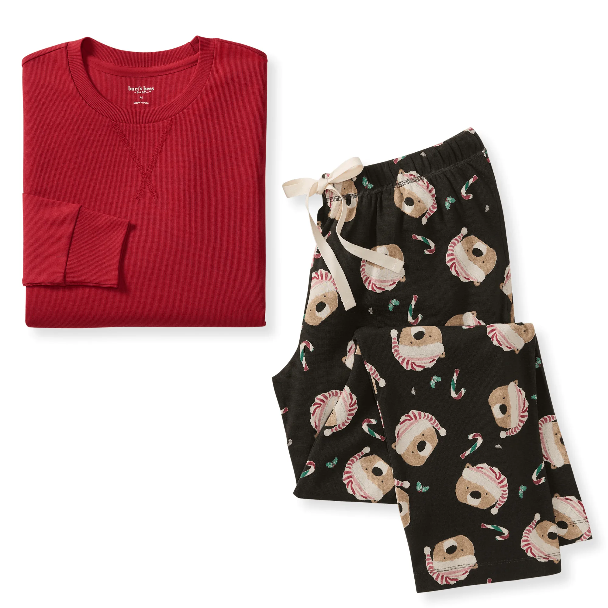 Candy Cane Bears Family Matching Men’s Organic Pajamas