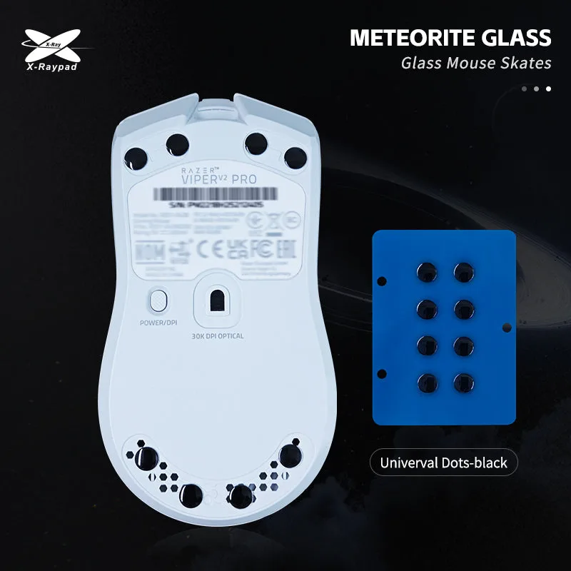 Meteorite Glass Mouse Skates – Universal DIY Dots D6.5mm