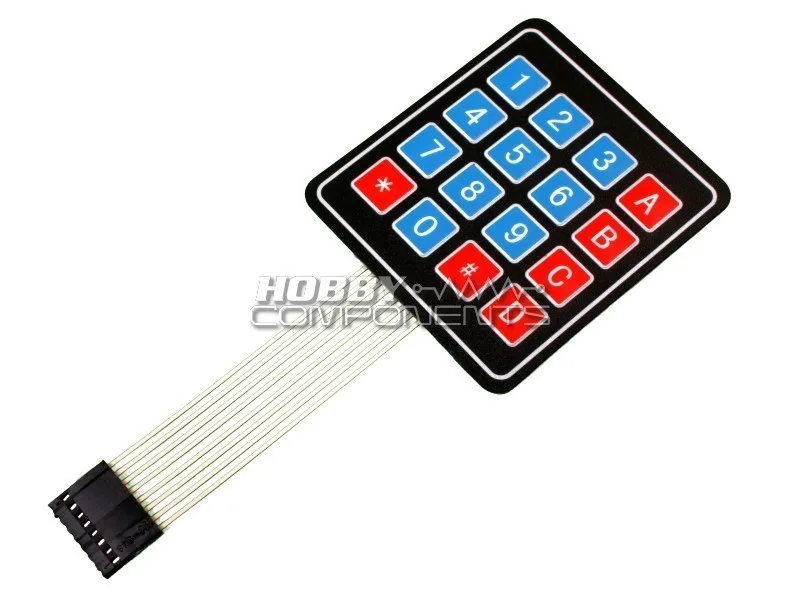 4x4マトリックスキーパッドをArduinoに配線する方法