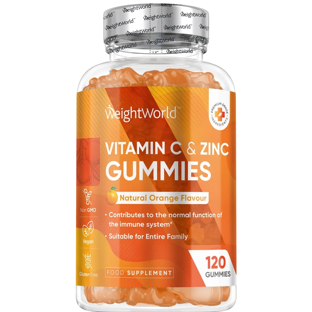 Gominolas de vitamina C y zinc: ¿Las necesitas?