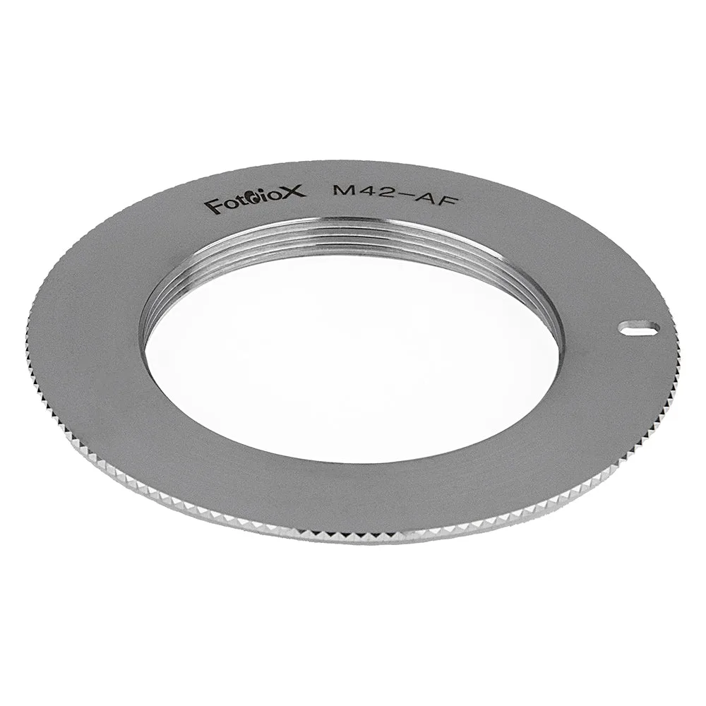 Fotodiox Pro 렌즈 마운트 어댑터 - M42 Type 1 (42mm x1 나사 마운트) 렌즈를 Sony Alpha A 마운트 (및 Minolta AF) 마운트 SLR 카메라 바디에 호환