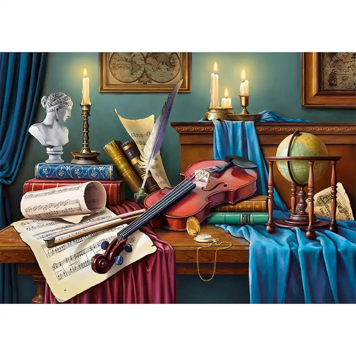Violin Music Desk 500 Wooden Puzzle