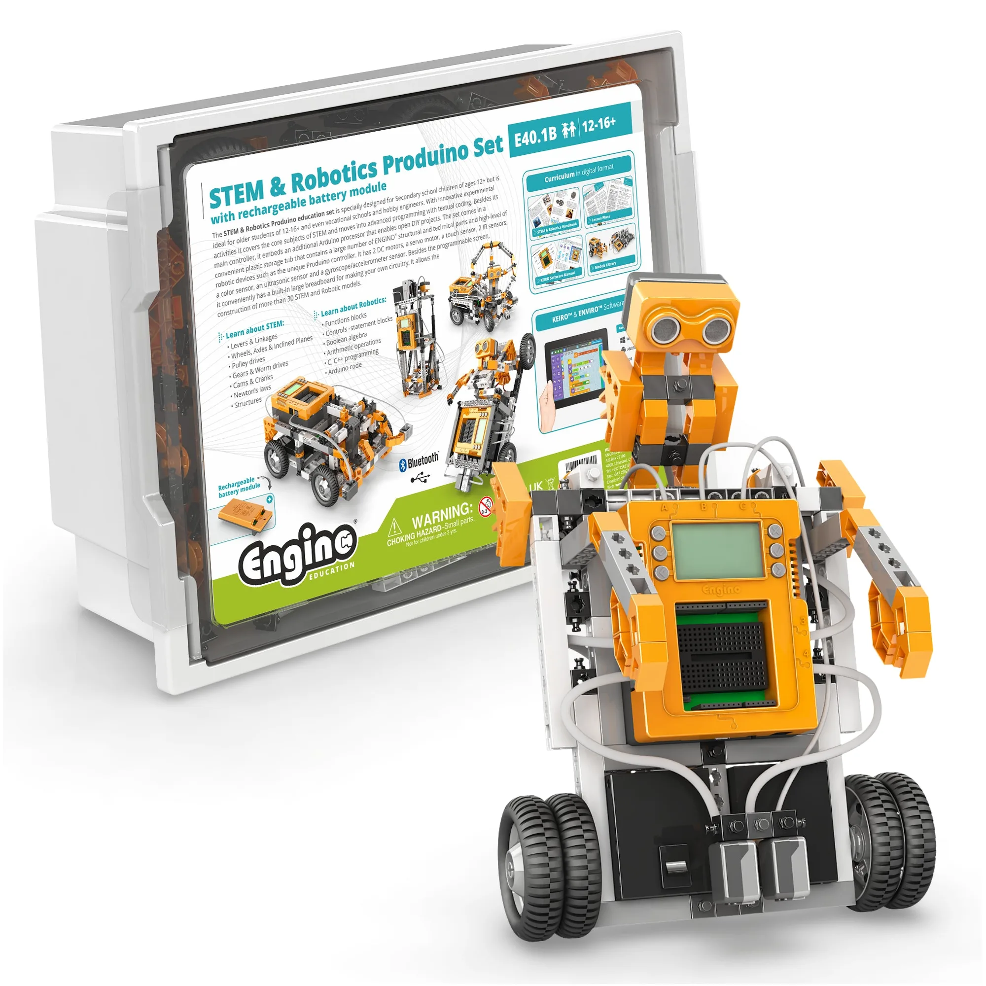 Set Engino Produino: 34 modelli insegnano ai ragazzi