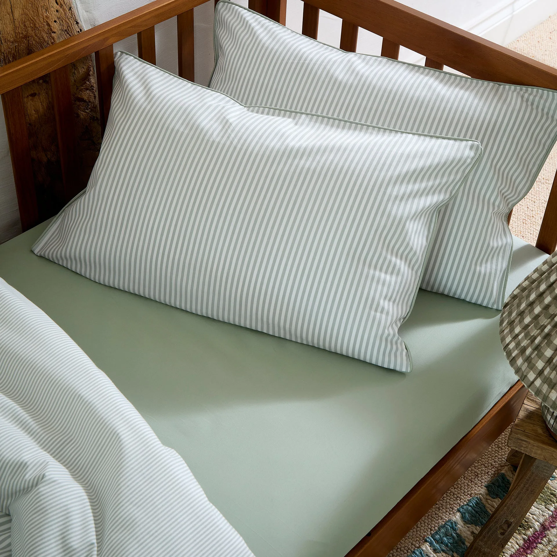 Sage Green Striped Toddler Pillowcase Pair Review: Cute, Functional, and Perfect for Little Ones