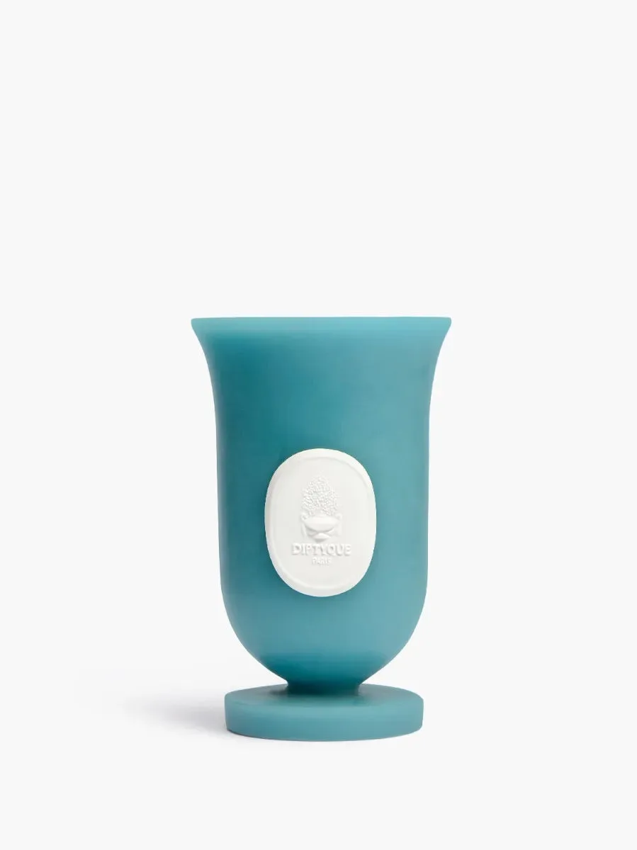 Vase Médicis bleu Jardin des Eaux - Petit modèle