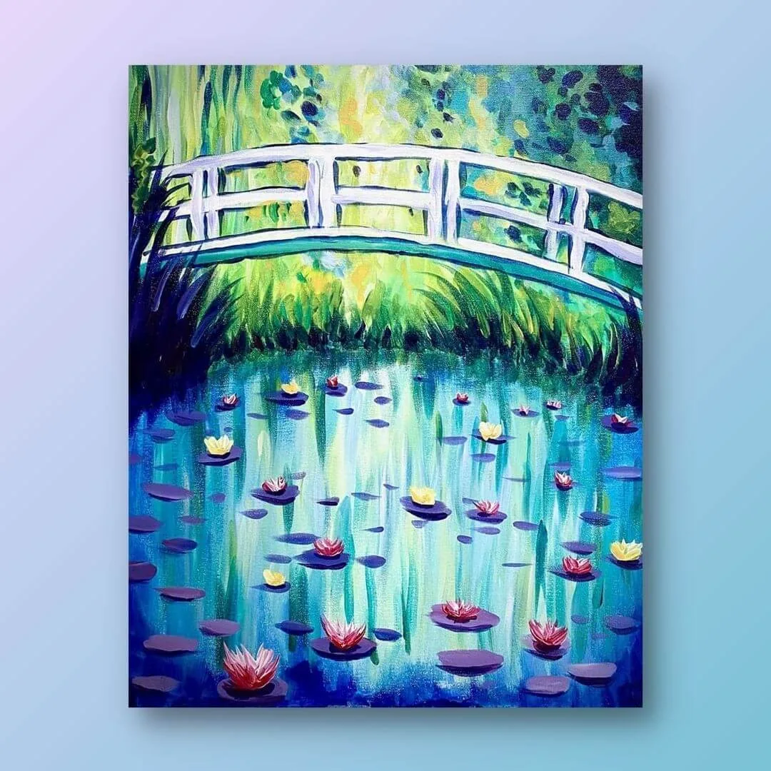 Il ponte di Monet o la Costiera Amalfitana: quale kit di pittura scegliere?