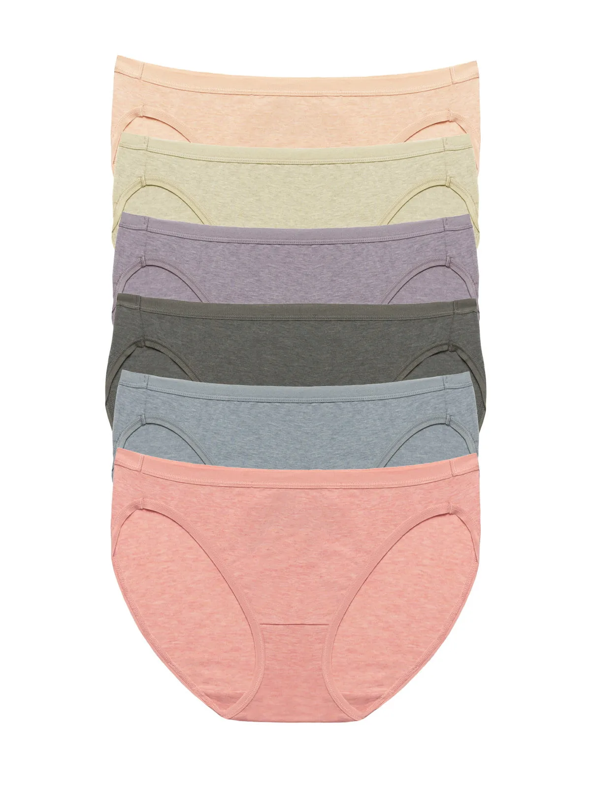 Organic Cotton Stretch Bikini 6-Pack
