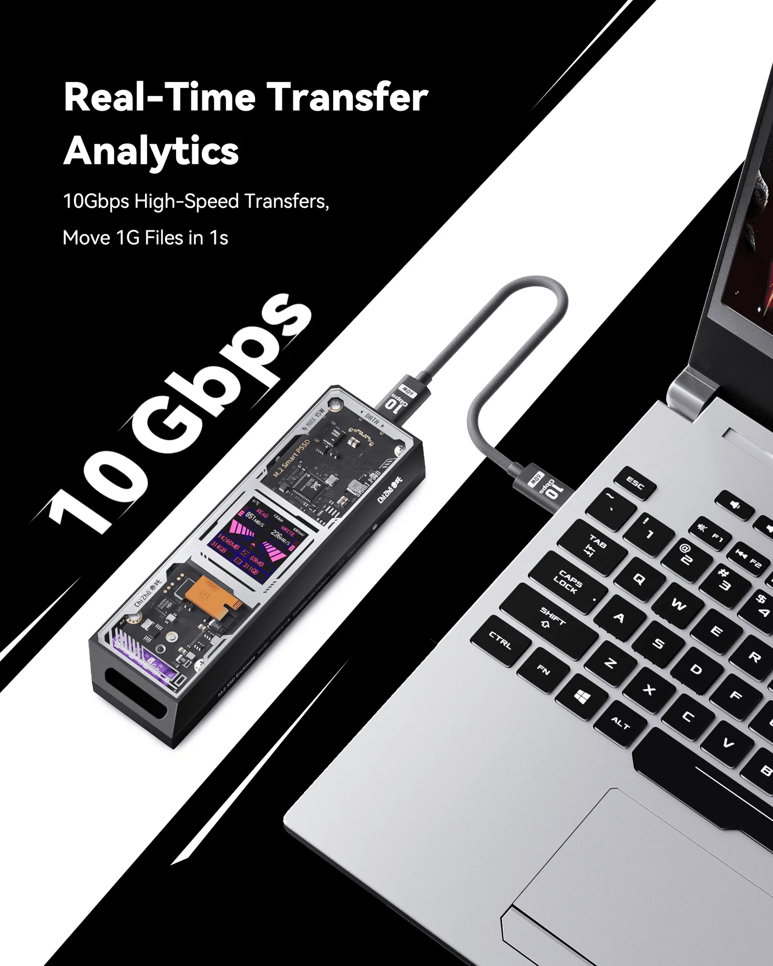 Chizha M.2 NVMe SSD Enclosure