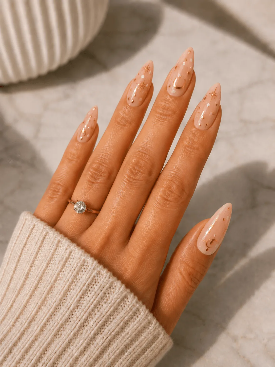 Gotti Press On Nails - #10P Moonlit Babe