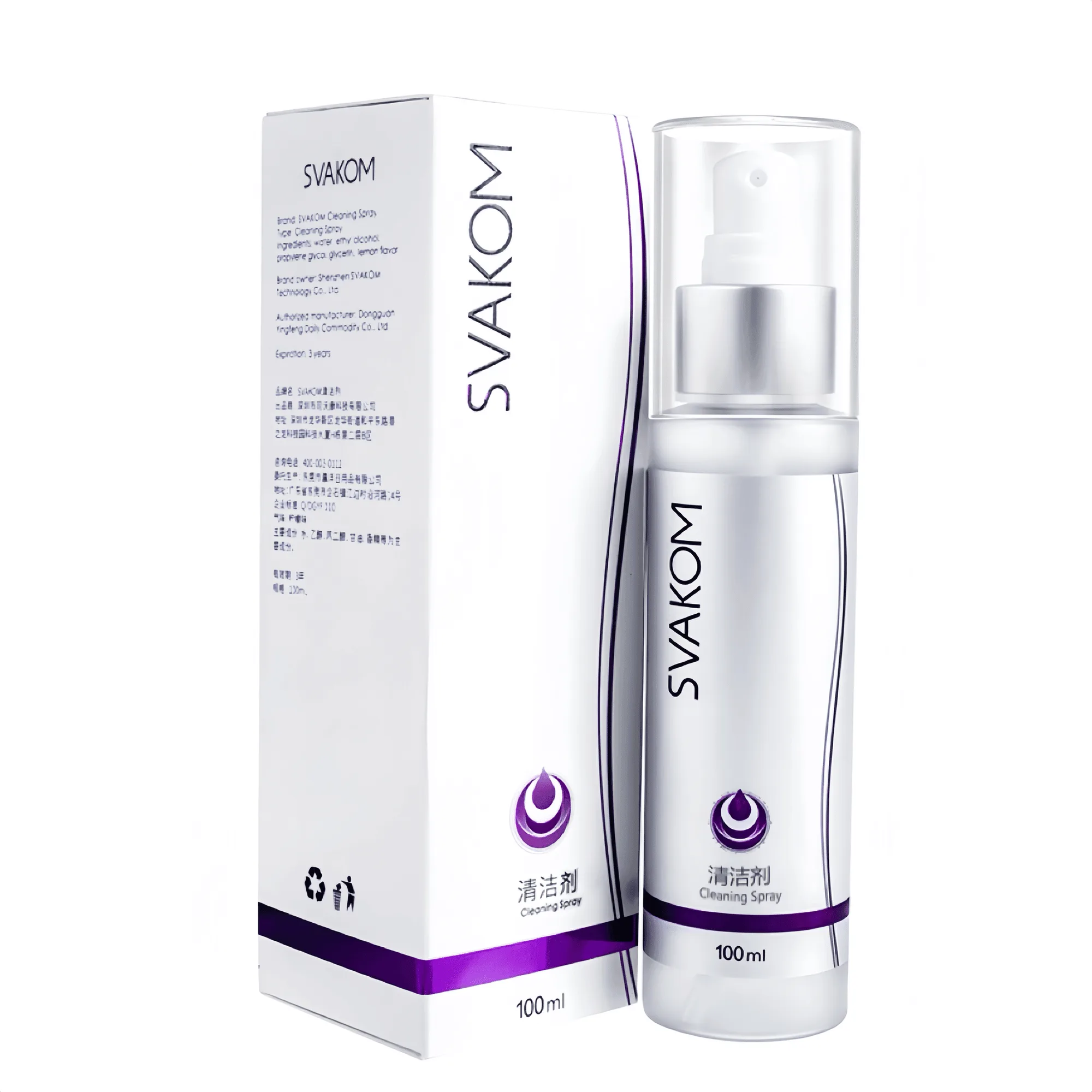 Cleaning and disinfection spray
