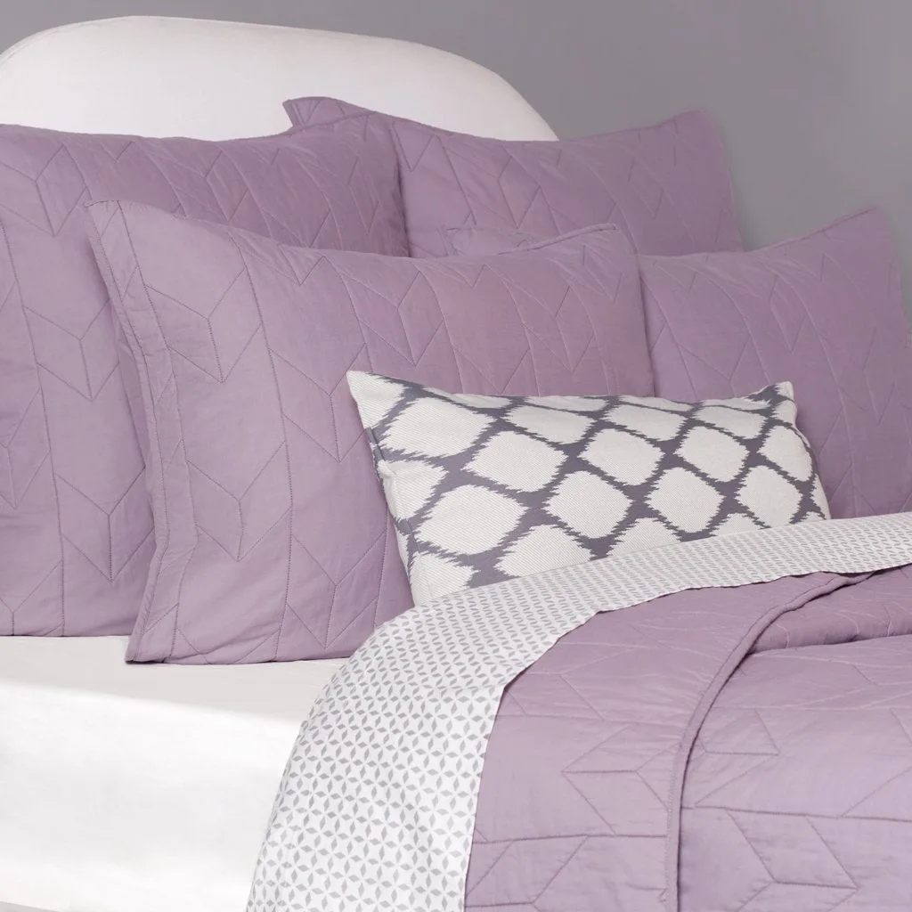 Edredón Chevron Lila