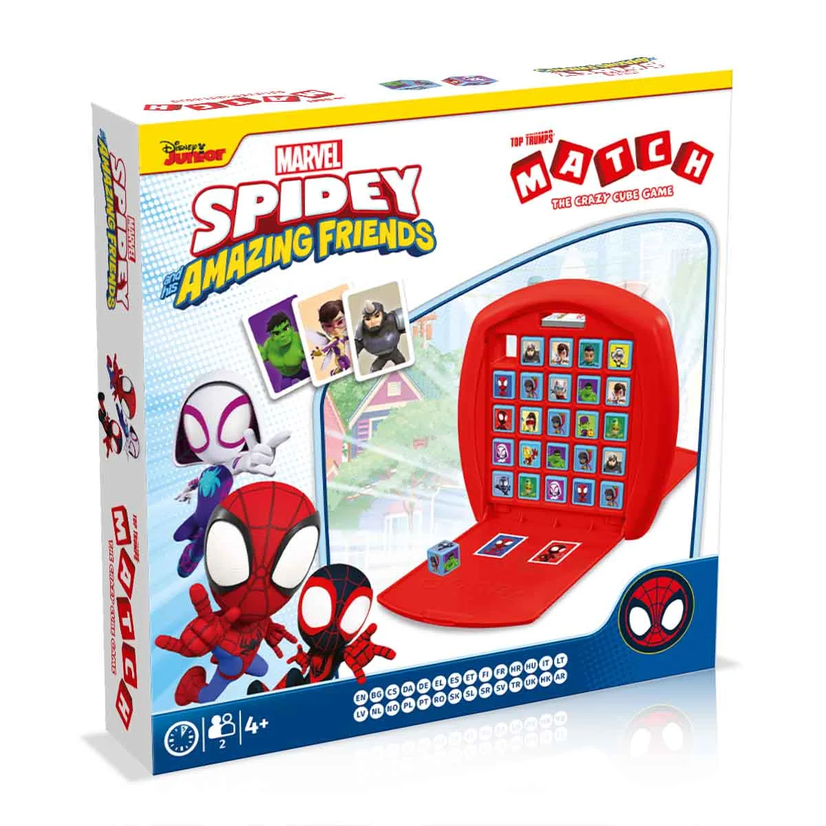 Cómo jugar a Top Trumps Match: Spidey & Friends Cube