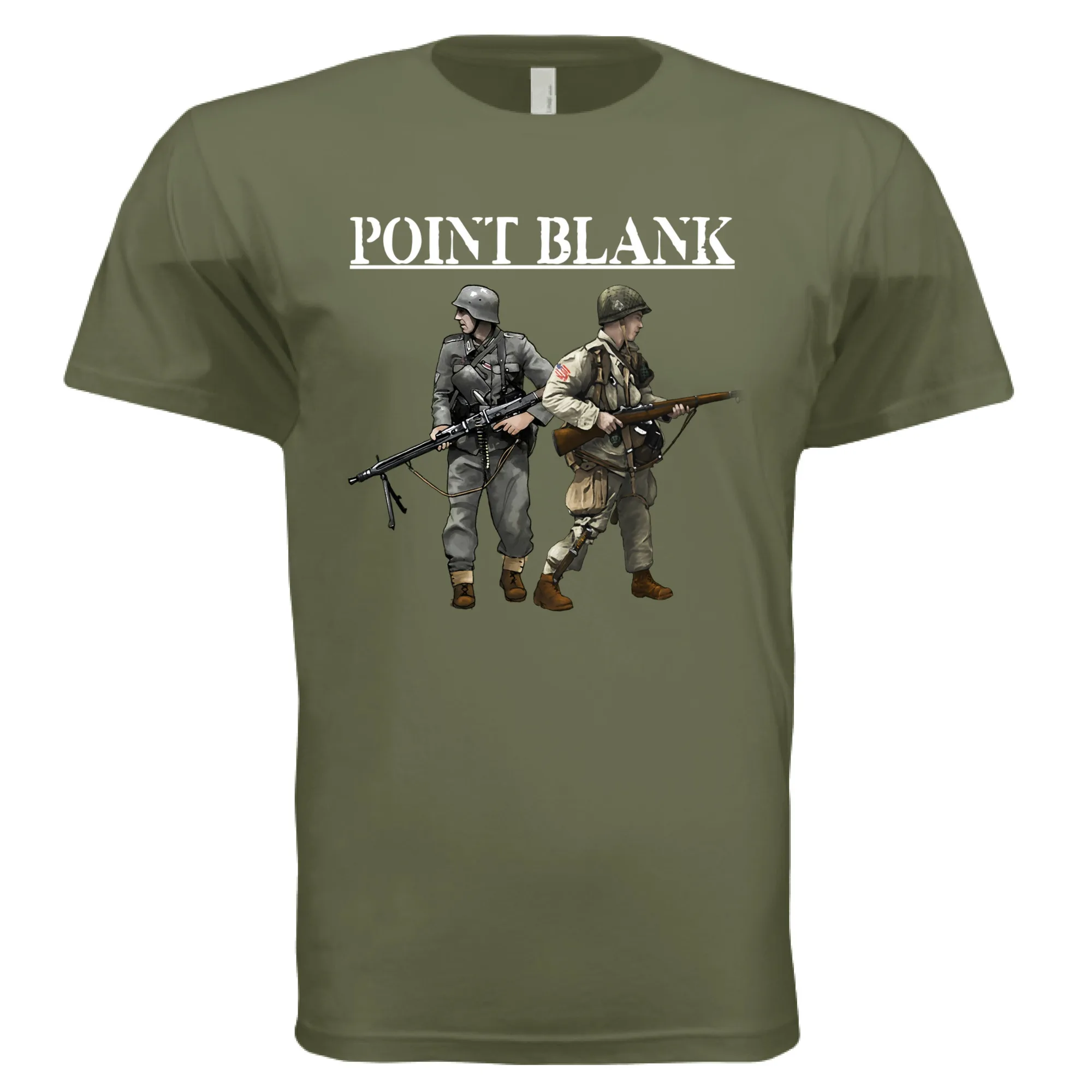 دليل مقاسات تي شيرت Point Blank V is for Victory