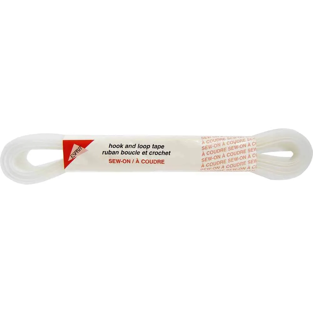 Esprit | Hook & Loop Sew-On Tape (Velcro) | 25mm x 1m (1″ x 39″)
