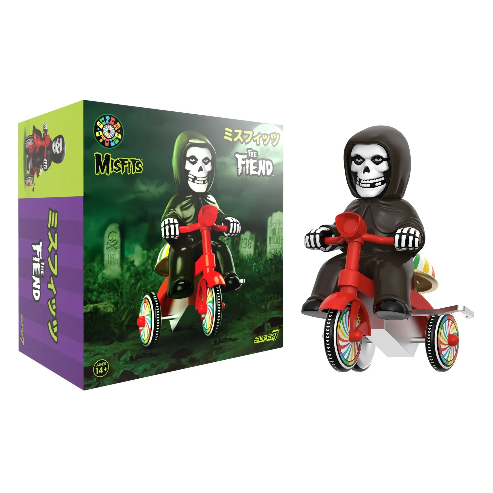 Misfits Super Cycles - Fiend (Black w/ Red Trike)