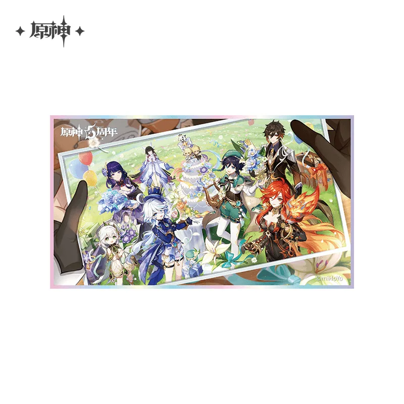 Genshin Impact 5. Jubiläum Acryl-Shikishi: Präsentation & Pflege