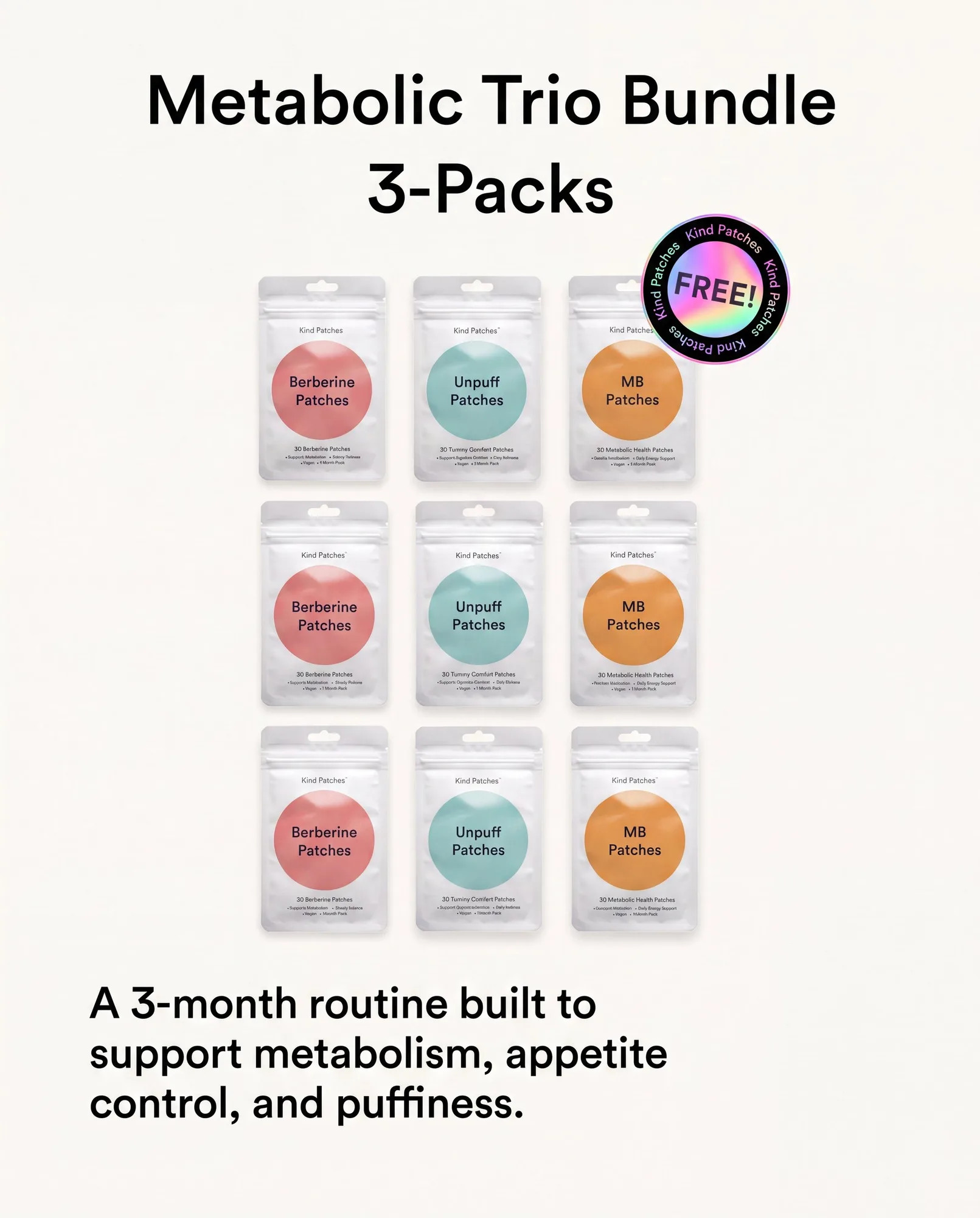 Metabolic Trio 3 Pack Bundle