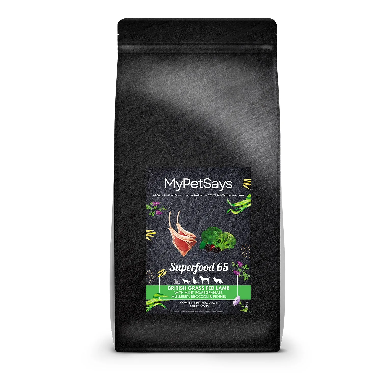 Superfood 65 para cães: salmão vs pato vs borrego