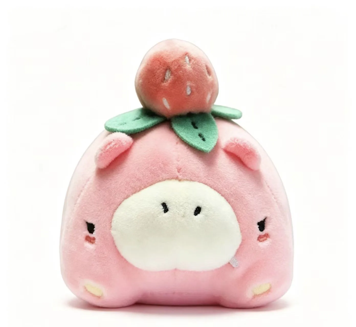 WHIBBO: POCKET HIPPO PLUSH KEYCHAIN Pink