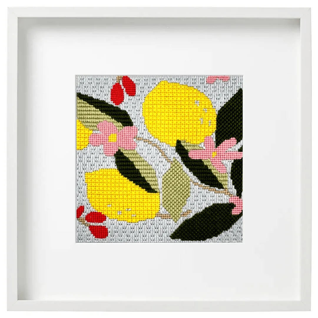 Lemon Tree Needlepoint Kit
