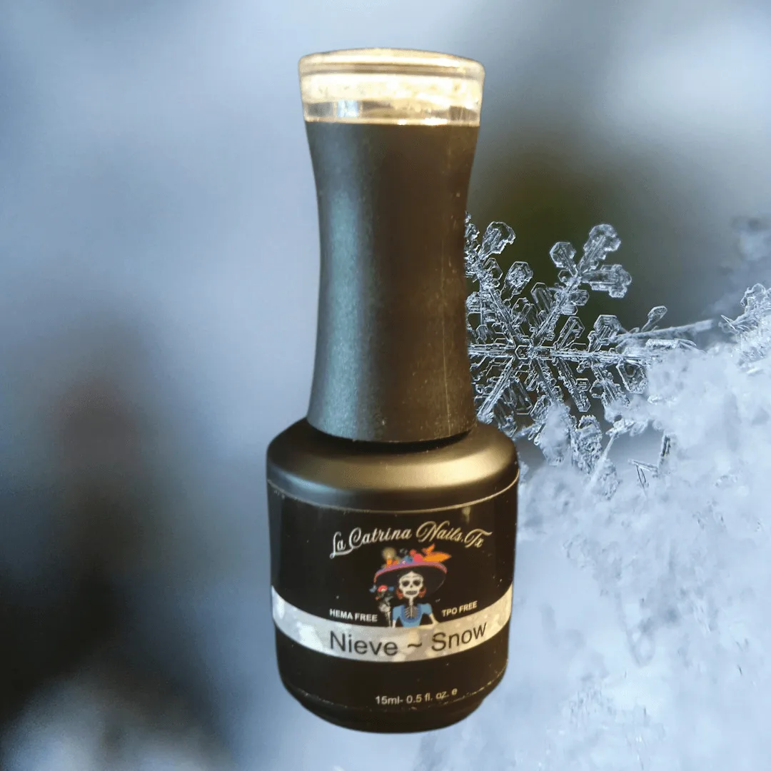 Snow ~ Top Coat Nieve ~ Vernis gel sans HEMA ni TPO