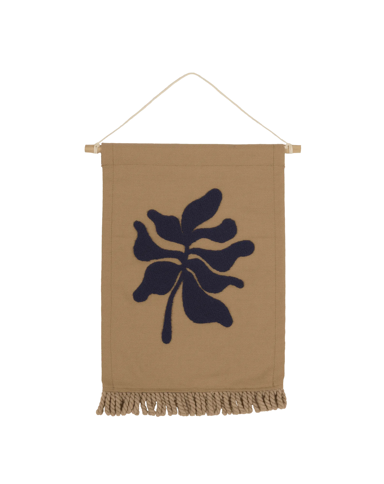 Leaf embroidery wall hanging Landscape