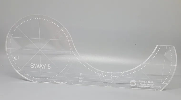 Sway 5 Machine Quilting Ruler