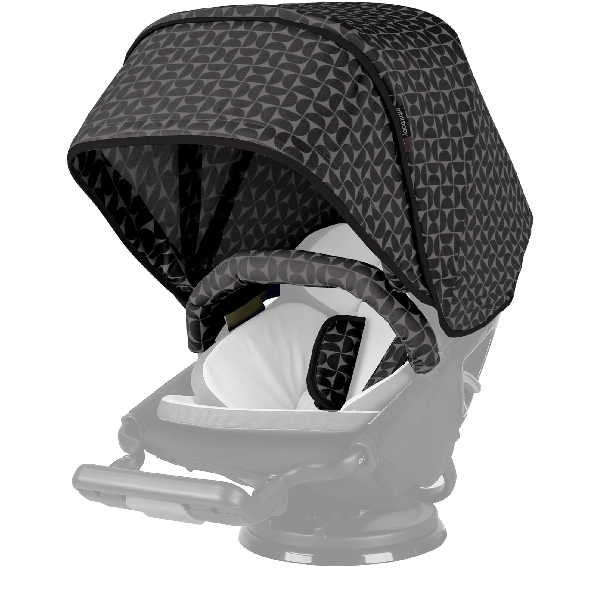 Orbit Baby Stroller Canopy in Mosaic Black