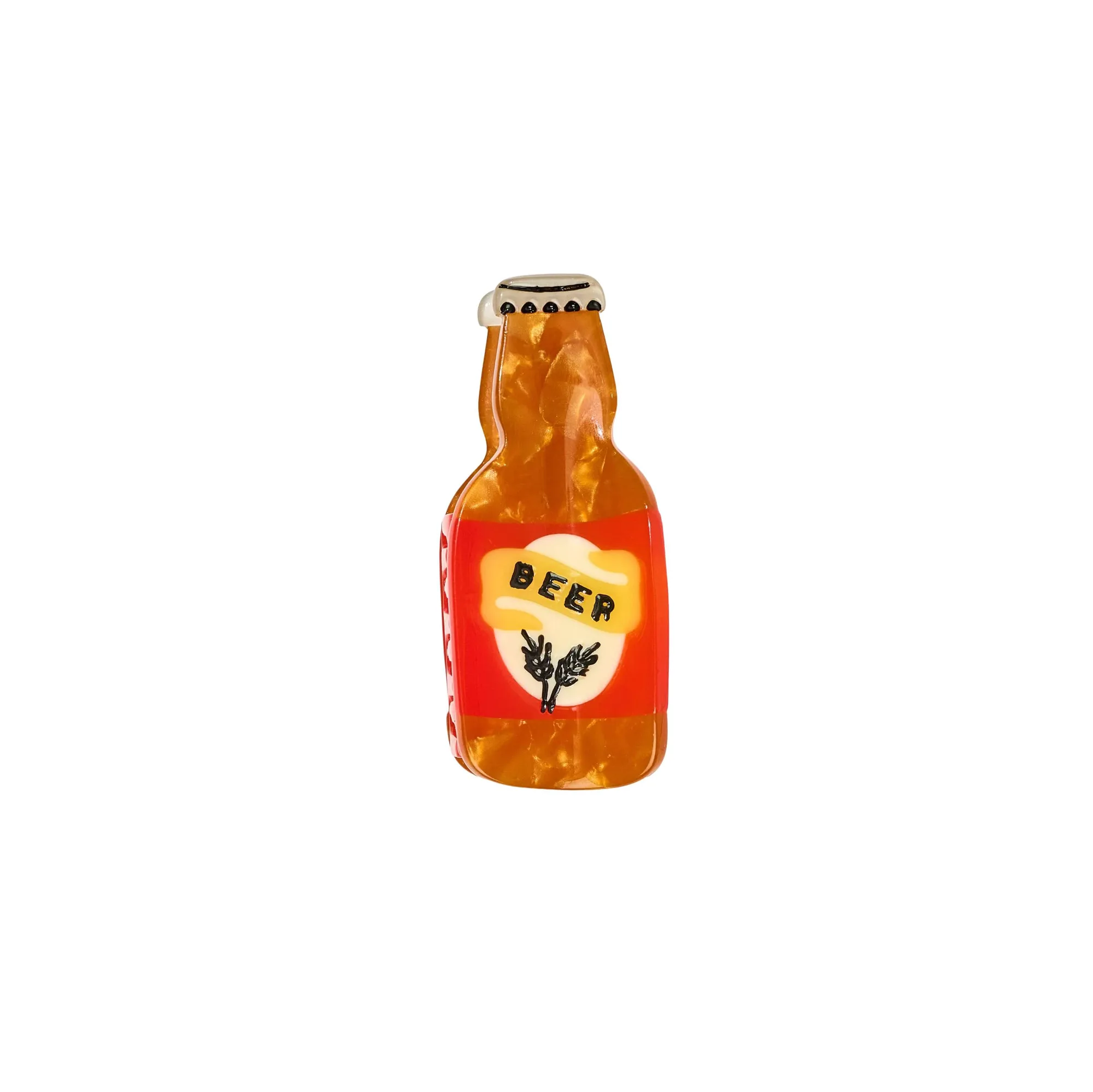 Mini pince à cheveux bière