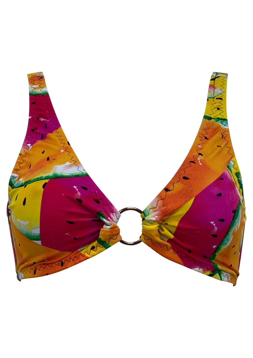 Watermelon Plunge Bikini Top