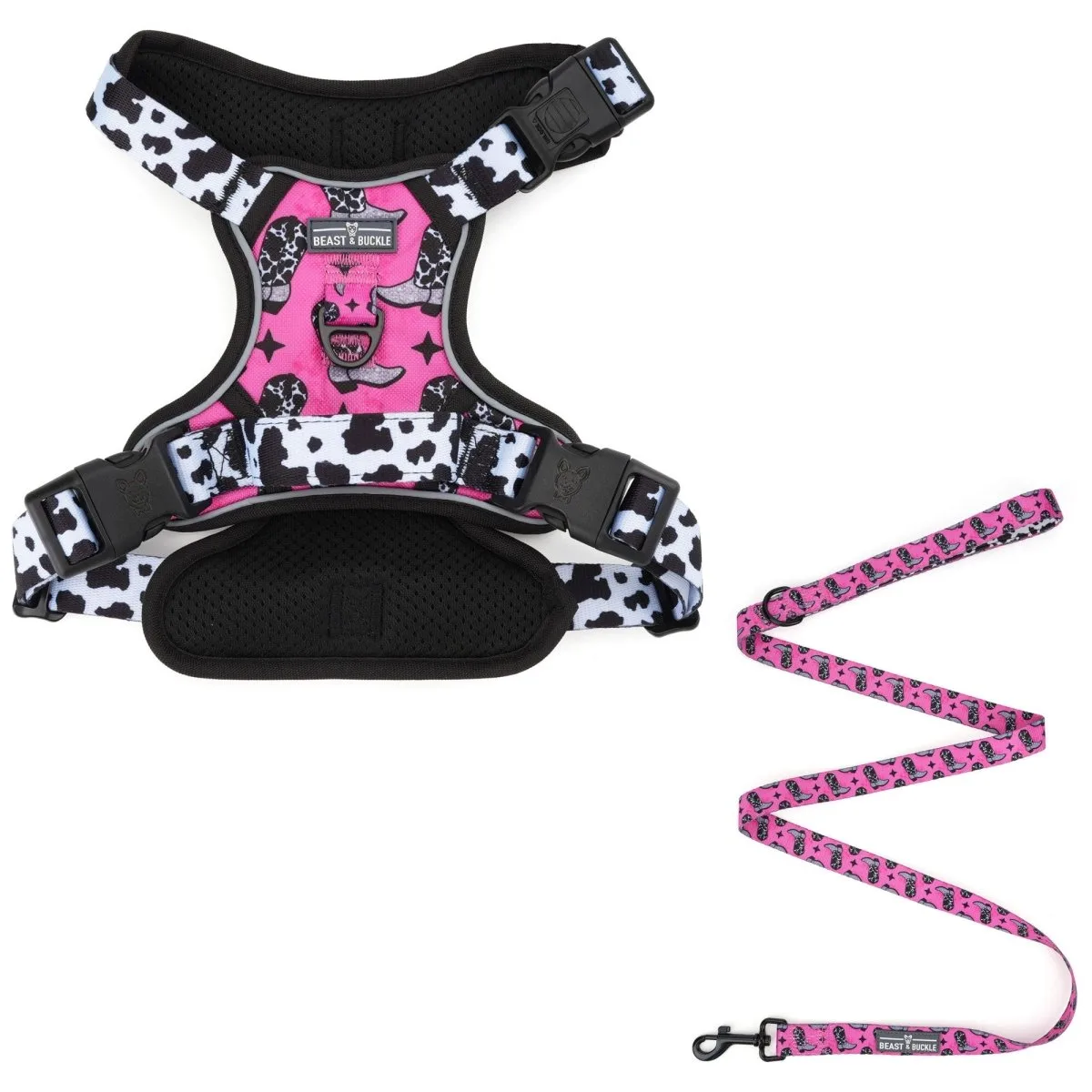 Cowgirl No Pull Harness & Leash Bundle
